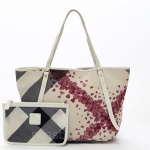 BURBERRY LIMITED EDITION CONFETTI HEART TOTE